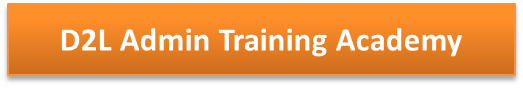 D2L System Administration Training